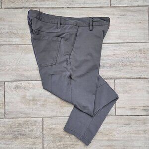 BYLT Everyday Pant 2.0 Men's Grey Workout Performance Stretch Weighty Active L